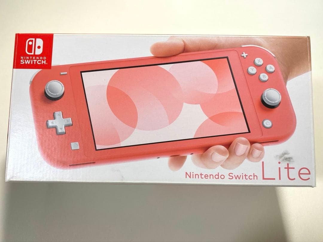 Nintendo Switch Lite コーラル　本体　ケース&ソフト付き