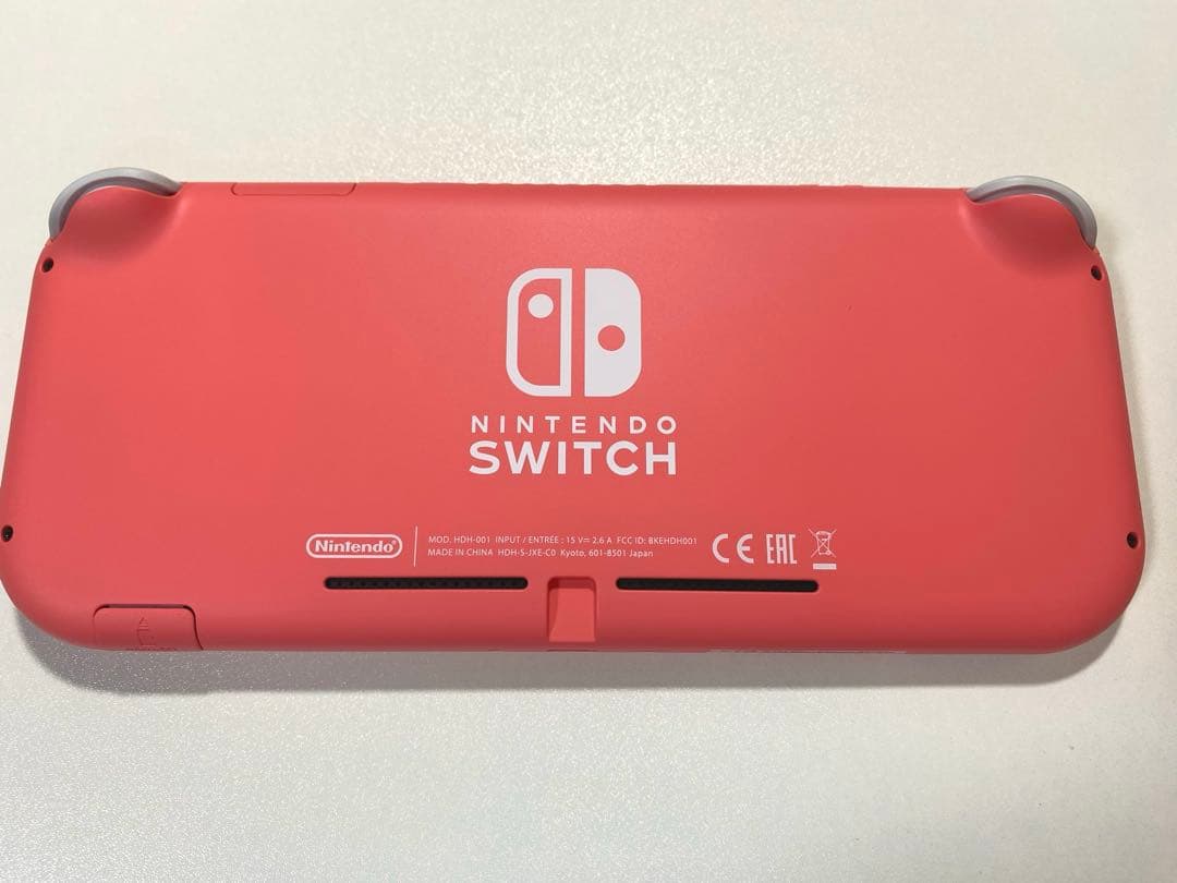 Nintendo Switch Lite コーラル　本体　ケース&ソフト付き