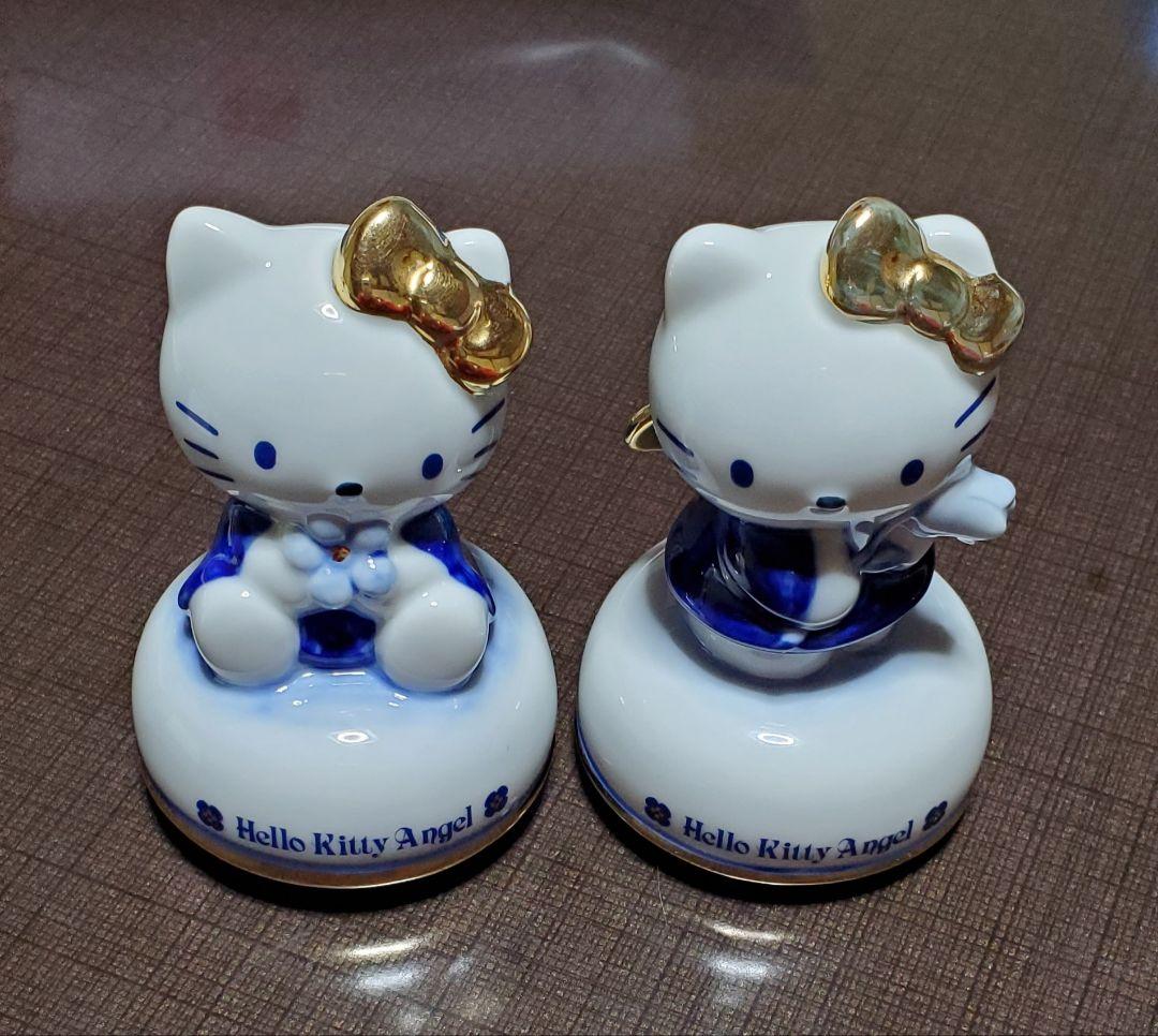 ハローキティ オルゴール 陶器 エンジェル