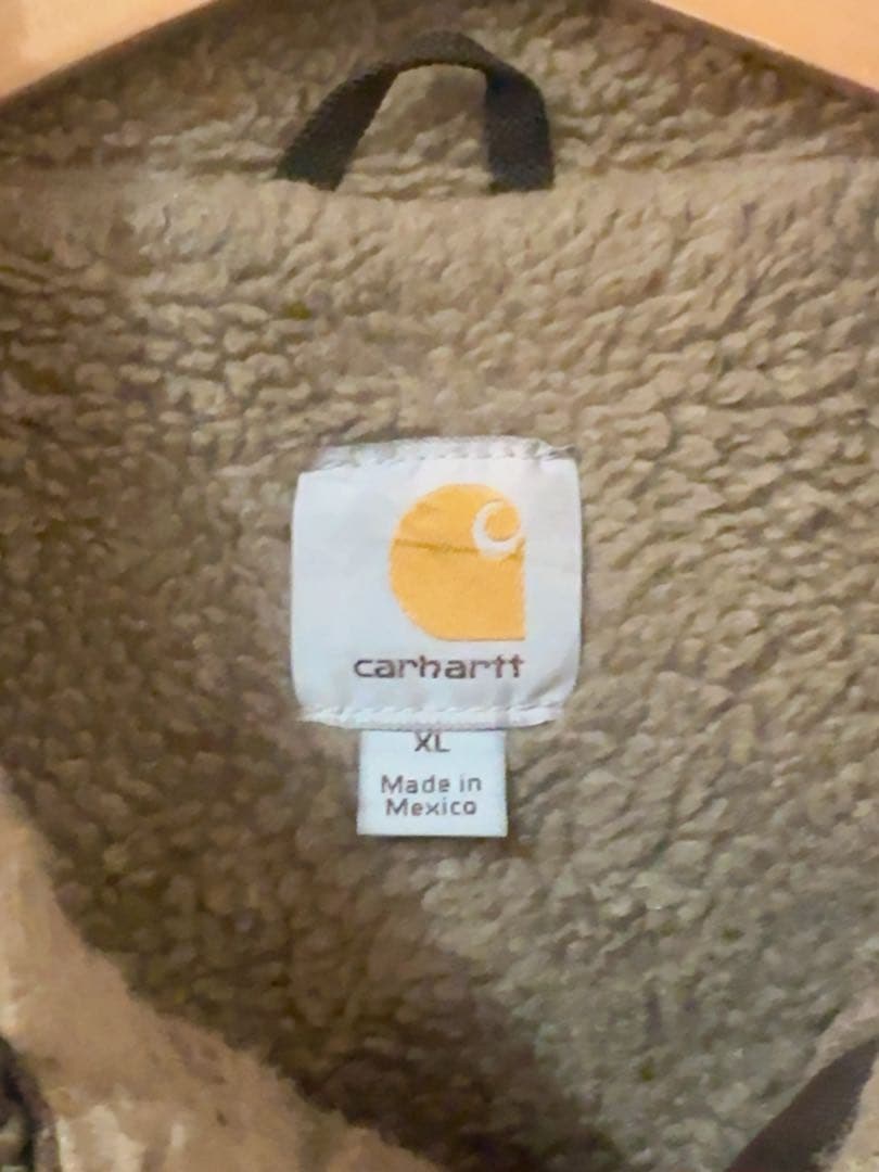 Carhartt V33 シェルパフリース裏地 ダックキャンバスワークベスト