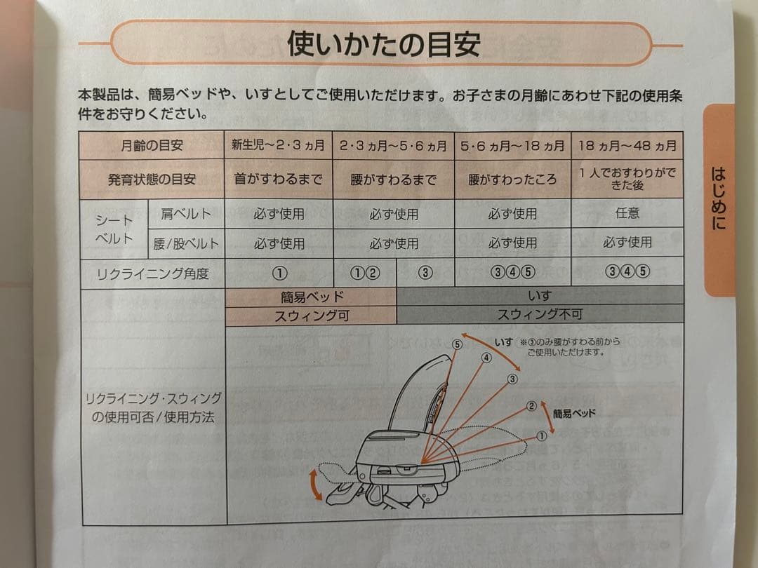 コンビ　ハイ＆ロー　スウィングラック　チェア　ベビー　キッズ
