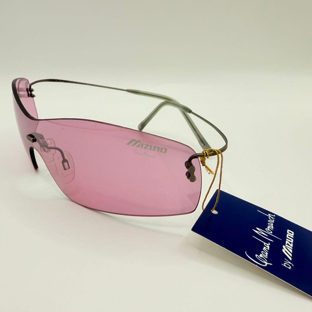 MIZUNO グランドモナーク サングラス パープル系レンズ S 日本製