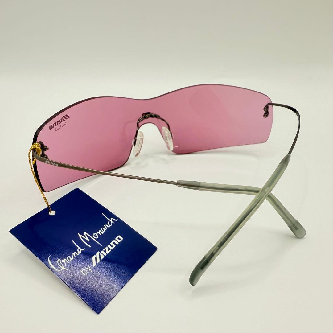 MIZUNO グランドモナーク サングラス パープル系レンズ S 日本製