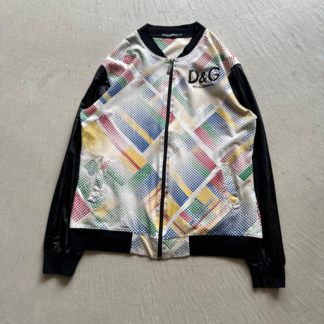 ジャケット・アウター 00s d&g dolce&gabbana multi color nylon