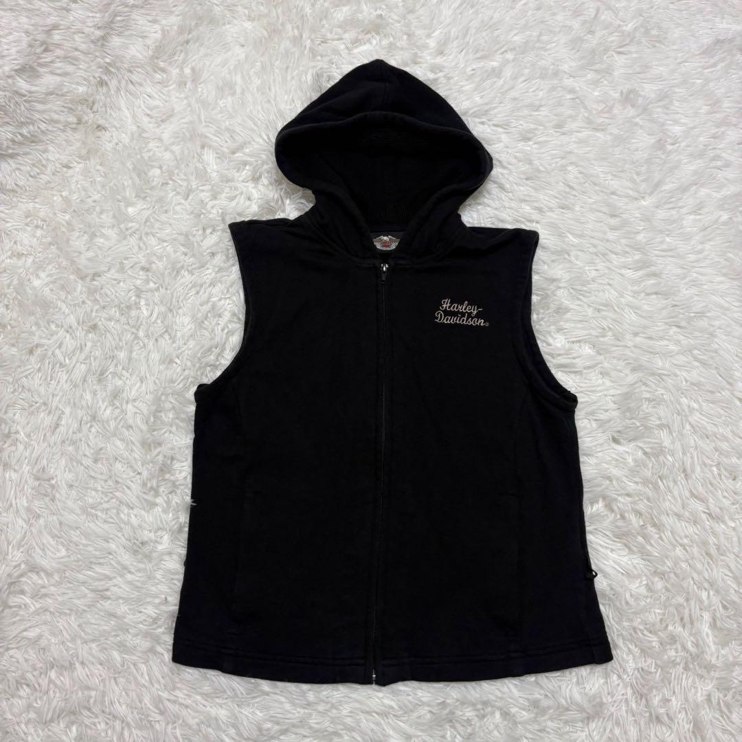 ◎ハーレーダビットソン 3way ビッグロゴ 刺繍 フード付き アメリカン 1