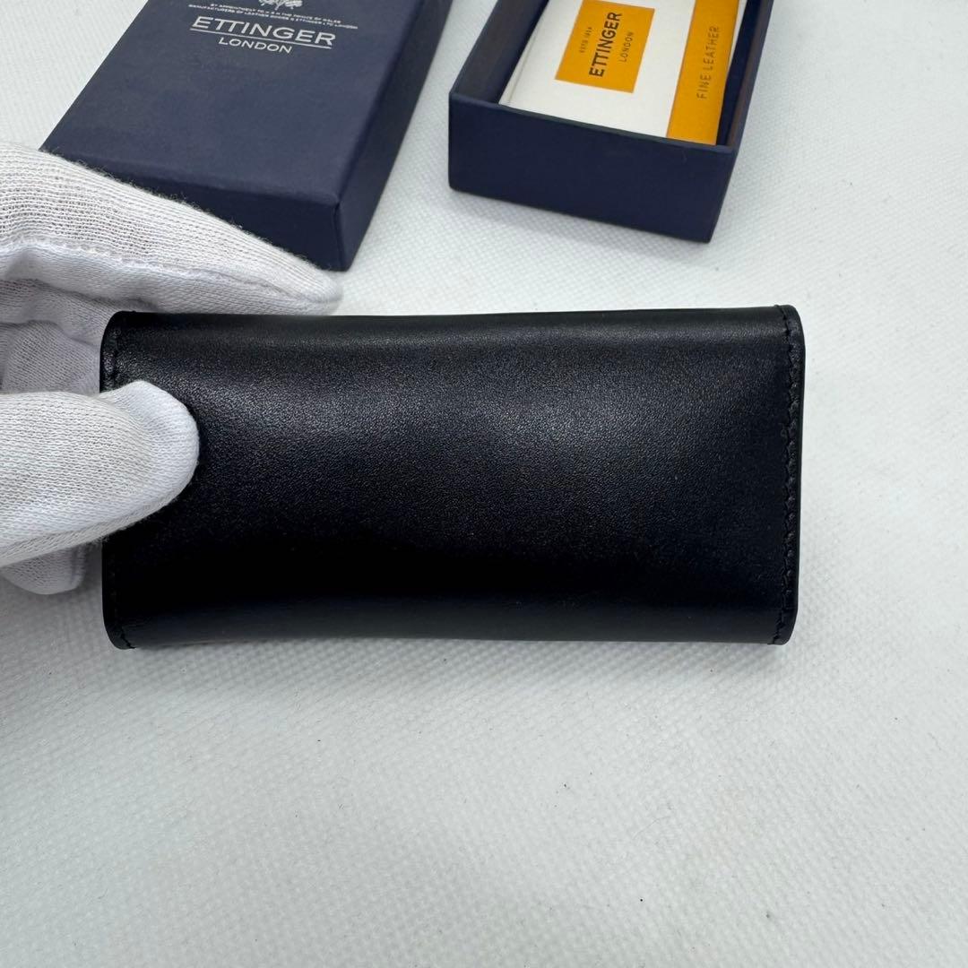 ETTINGER 黒 レザー キーケース
