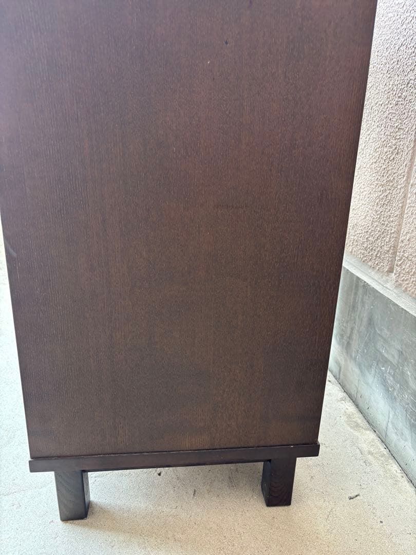 無印良品　廃盤　ダークブラウン本棚