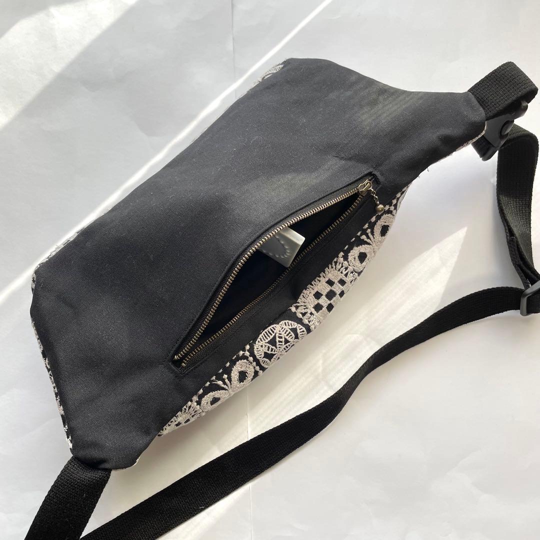 ミナペルホネン　フォレストタイル　ハンドメイドボディバッグ