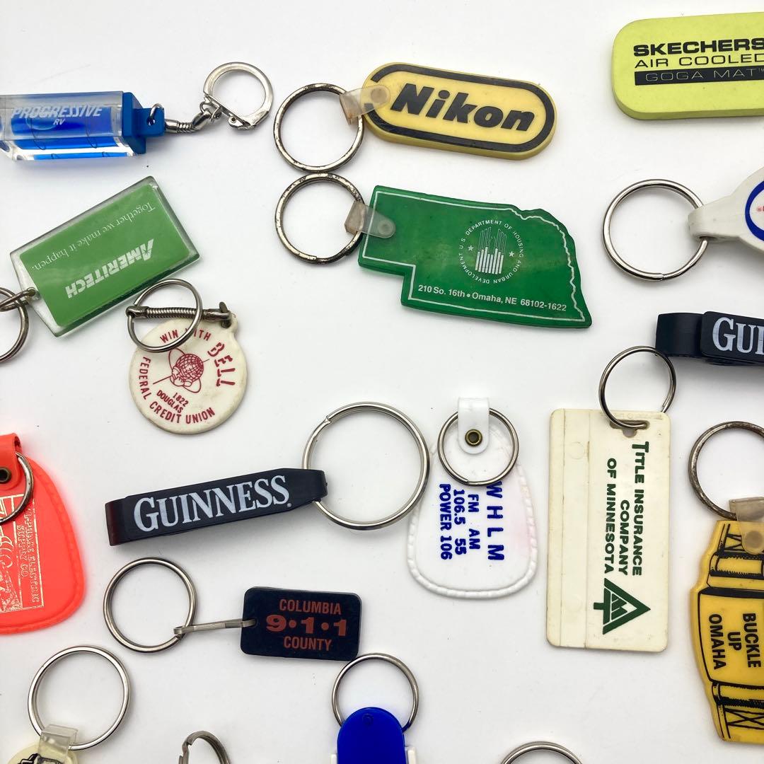 【Ia】77個　アメリカ　アドバタイジング　広告　キーホルダー　LMM77