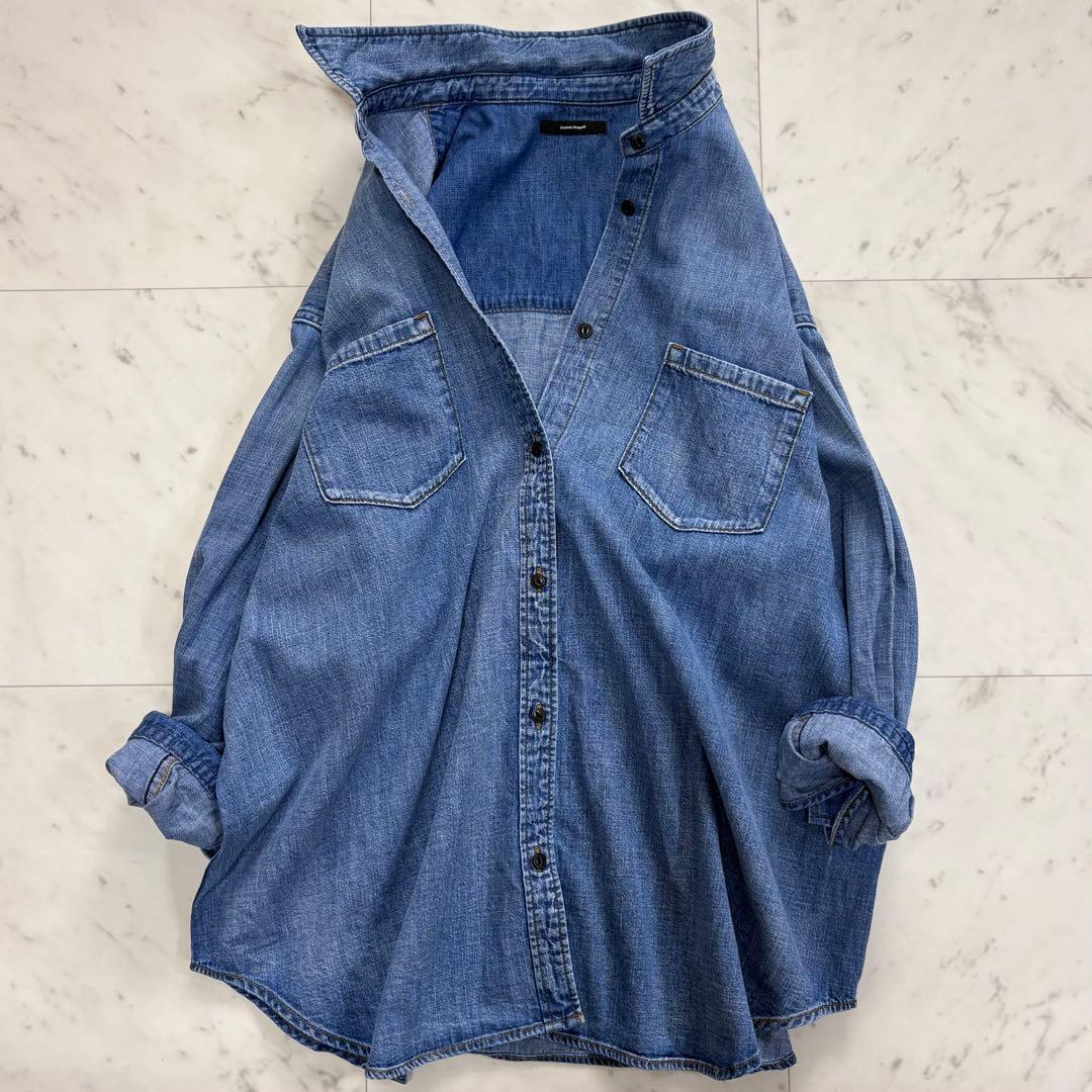 美品✨ジャーナルスタンダード　ライトオンスデニムシャツ　ゆったり　2025AW