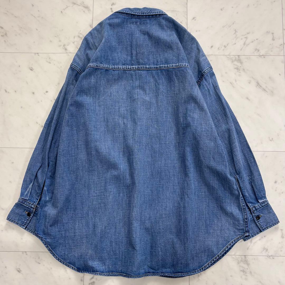 美品✨ジャーナルスタンダード　ライトオンスデニムシャツ　ゆったり　2025AW