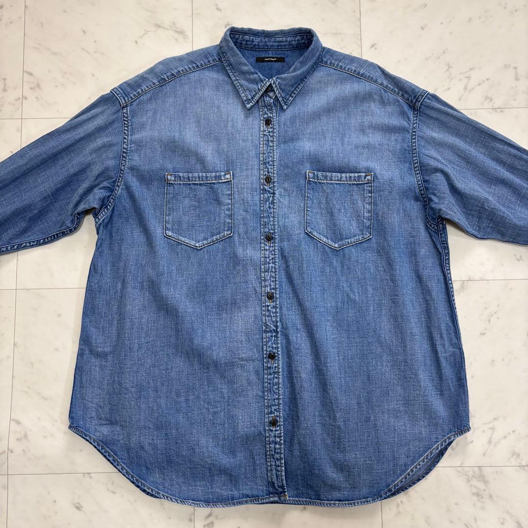 美品✨ジャーナルスタンダード　ライトオンスデニムシャツ　ゆったり　2025AW