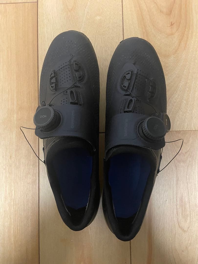 Shimano S-Phyre ブラック シューズ BOAダイヤル 43 ワイド