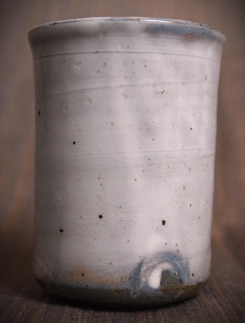 未使用★中里隆★唐津粉引筒湯呑セット★共箱