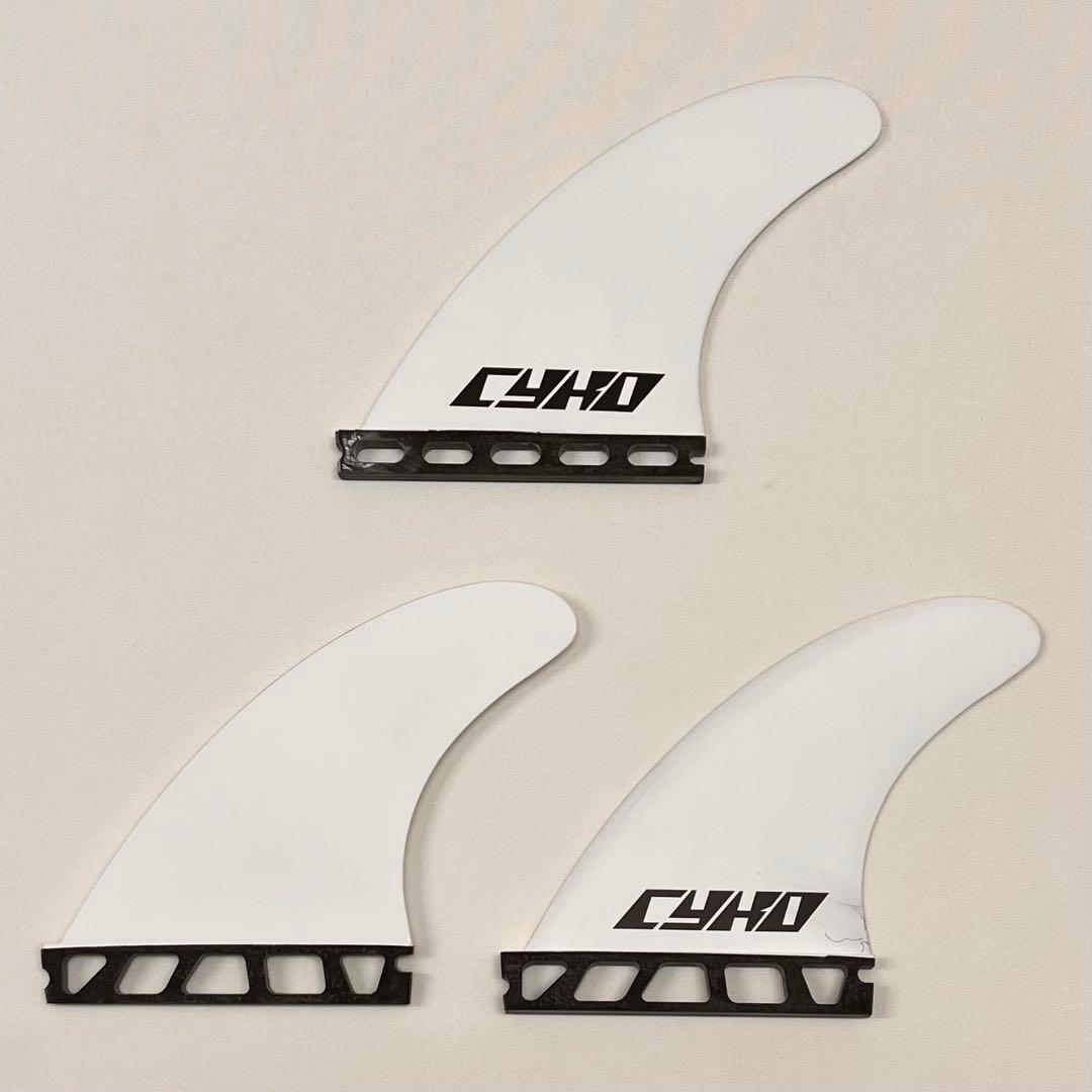 CYHO サーフボードフィン 3点セット 収納ケース付き