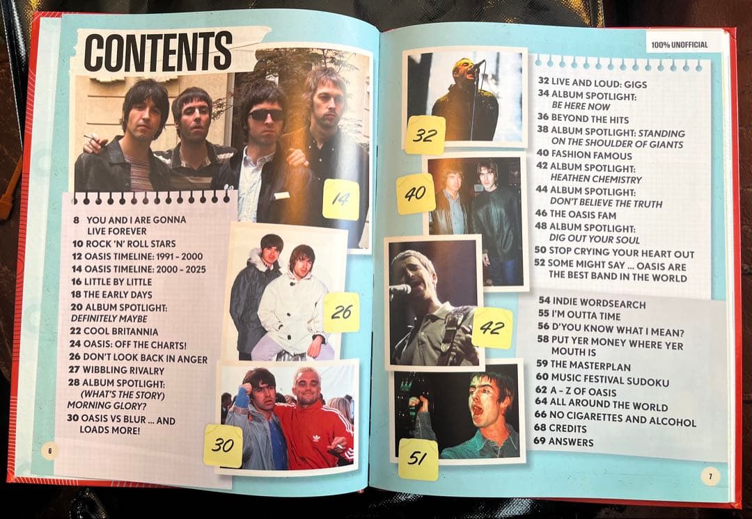 【日本未発売】【現地入手】 Oasis ファンブック 2026 イギリス限定