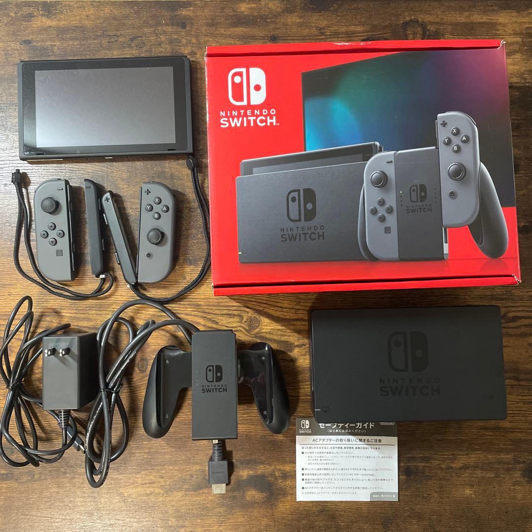 【Nintendo Switch】ニンテンドースイッチ 本体 グレー