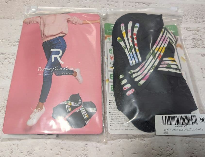 Runway Cure Sole 着圧ソックス Mサイズ 黒