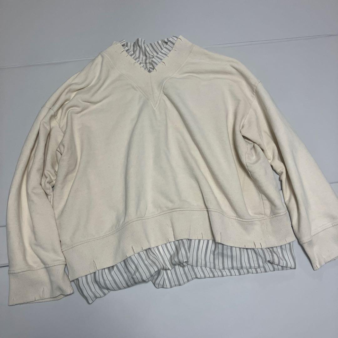 た*う様 マルジェラ　トレーナー　デストロイ