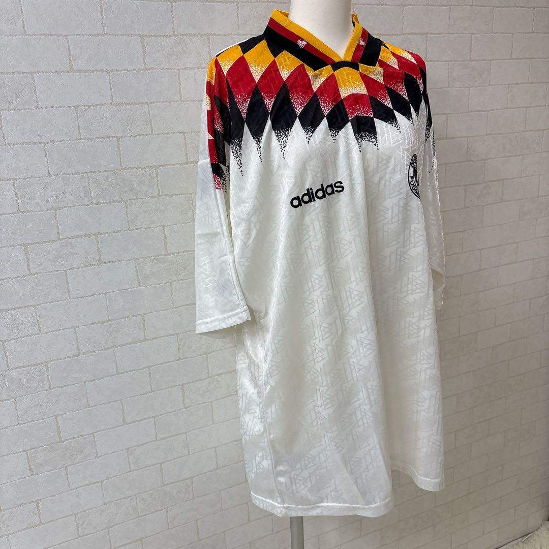 アディダス ドイツ代表 94年 W杯 ユニフォーム 長袖 XL UK製