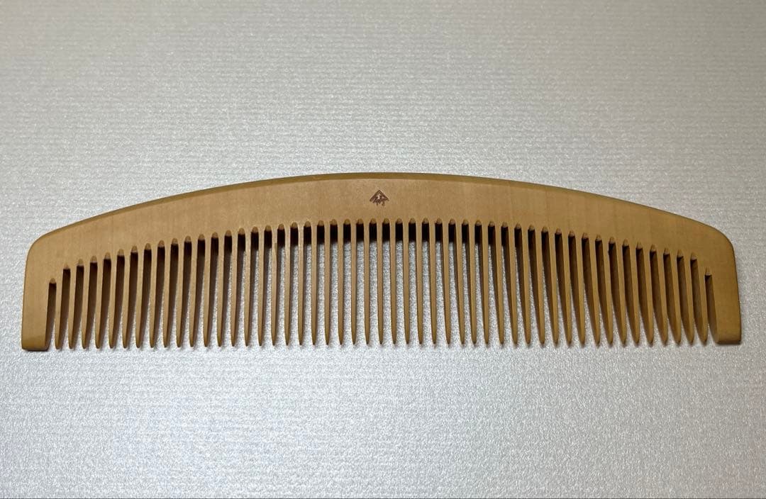 新品　十三や　日本産　極上　国産さつまつげ櫛　薩摩つげ櫛　5.5寸　伝統工芸品