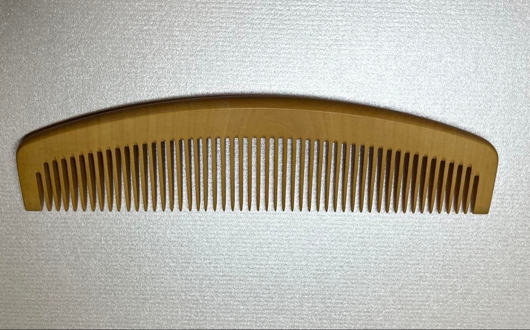 新品　十三や　日本産　極上　国産さつまつげ櫛　薩摩つげ櫛　5.5寸　伝統工芸品