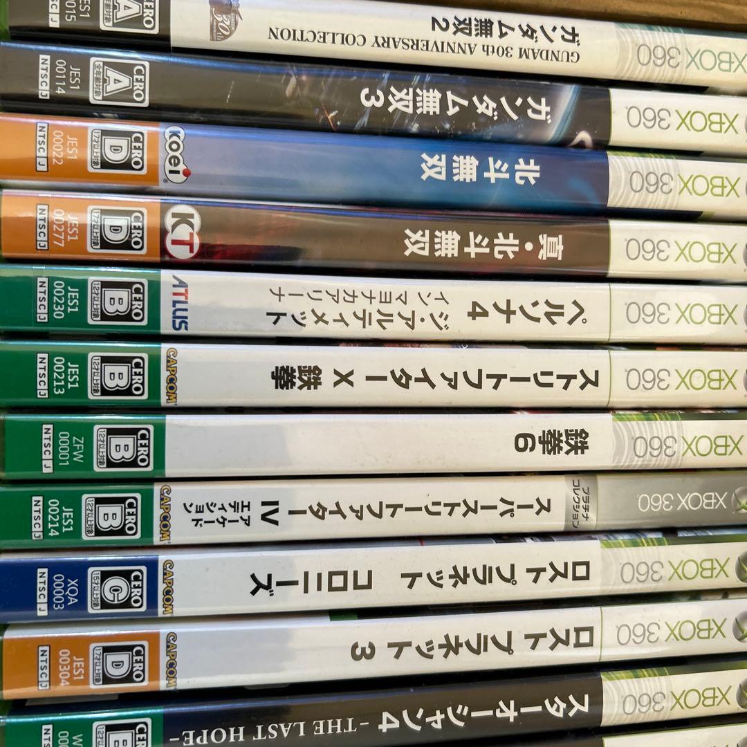 Xbox360本体　ゲームソフト注意コントローラーは、ありません