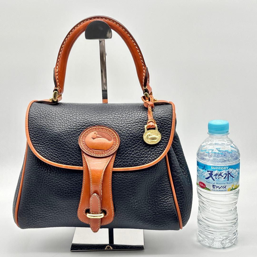 【希少】DOONEY&BOURKE ハンドバッグ ネイビー アヒル ネイビー