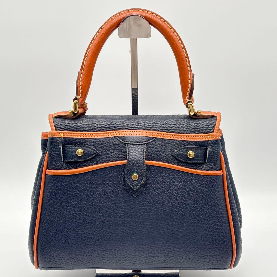 【希少】DOONEY&BOURKE ハンドバッグ ネイビー アヒル ネイビー