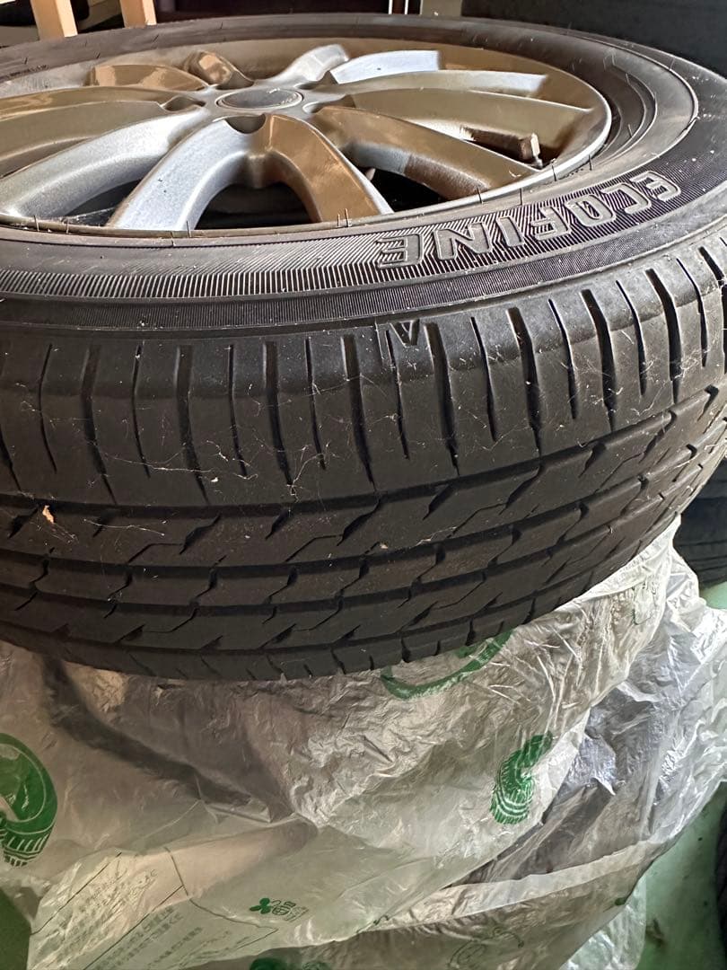 195/65R15 5スポークホイールとタイヤセット