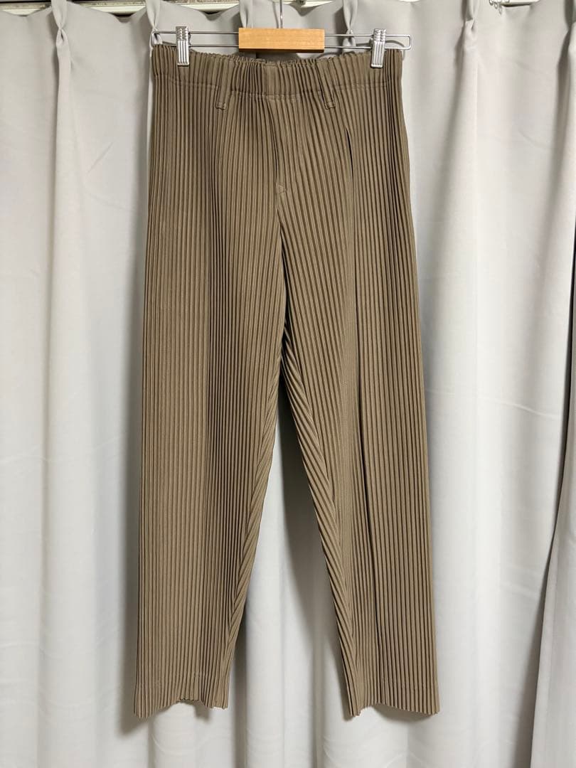 HOMME PLISSE ISSEY MIYAKE スラックス ベージュ