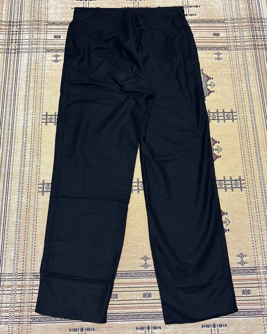 40s〜50s ブラック vintage スラックス ボタンフライW34 L30