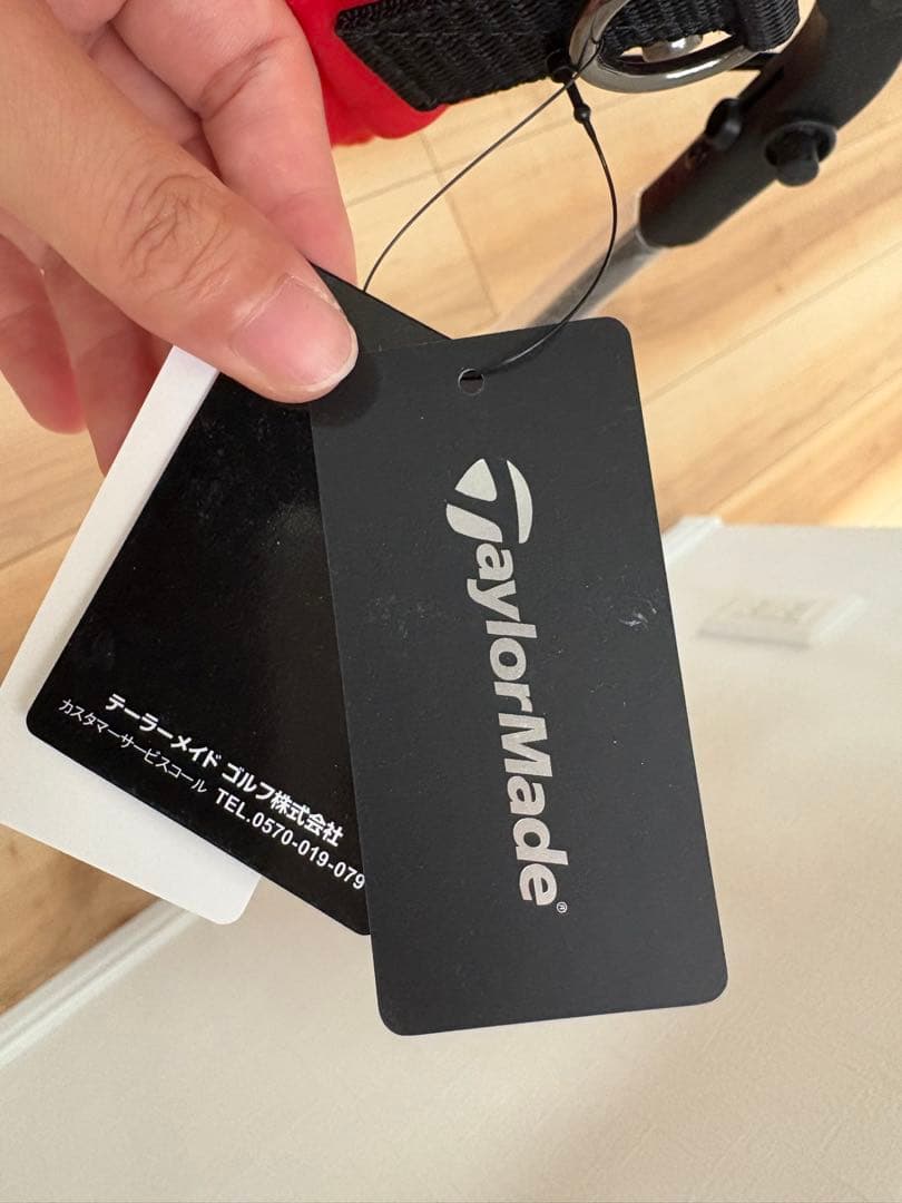 TaylorMade スタンドバッグ クラブケース　赤 新品タグ付き