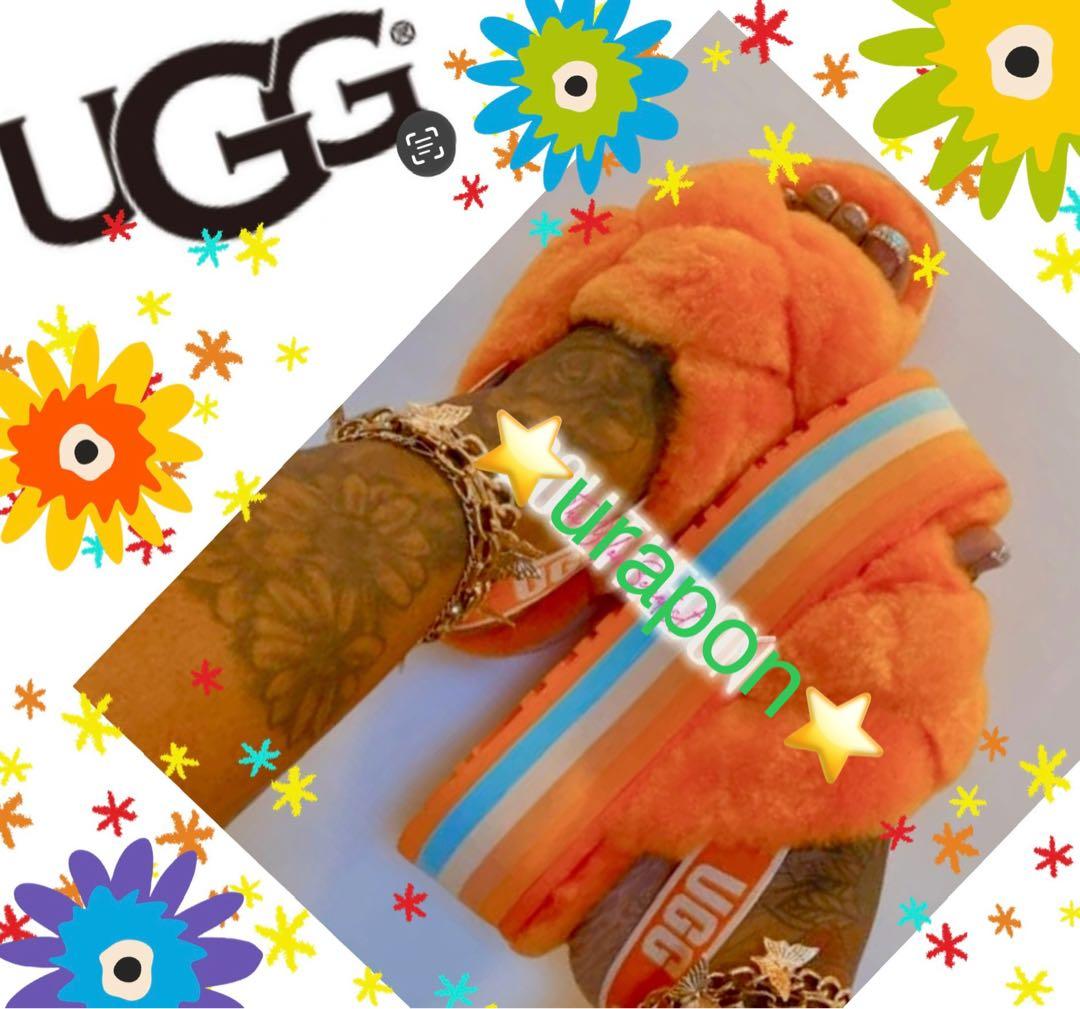 入手困難・激レア✨展示品✨25素足✨UGG✨DISCO KNOT SLIDE