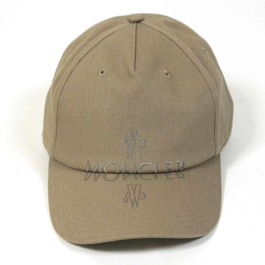 【新品】 MONCLER MATT BLACK　ベースボールキャップ　ミラーロゴ