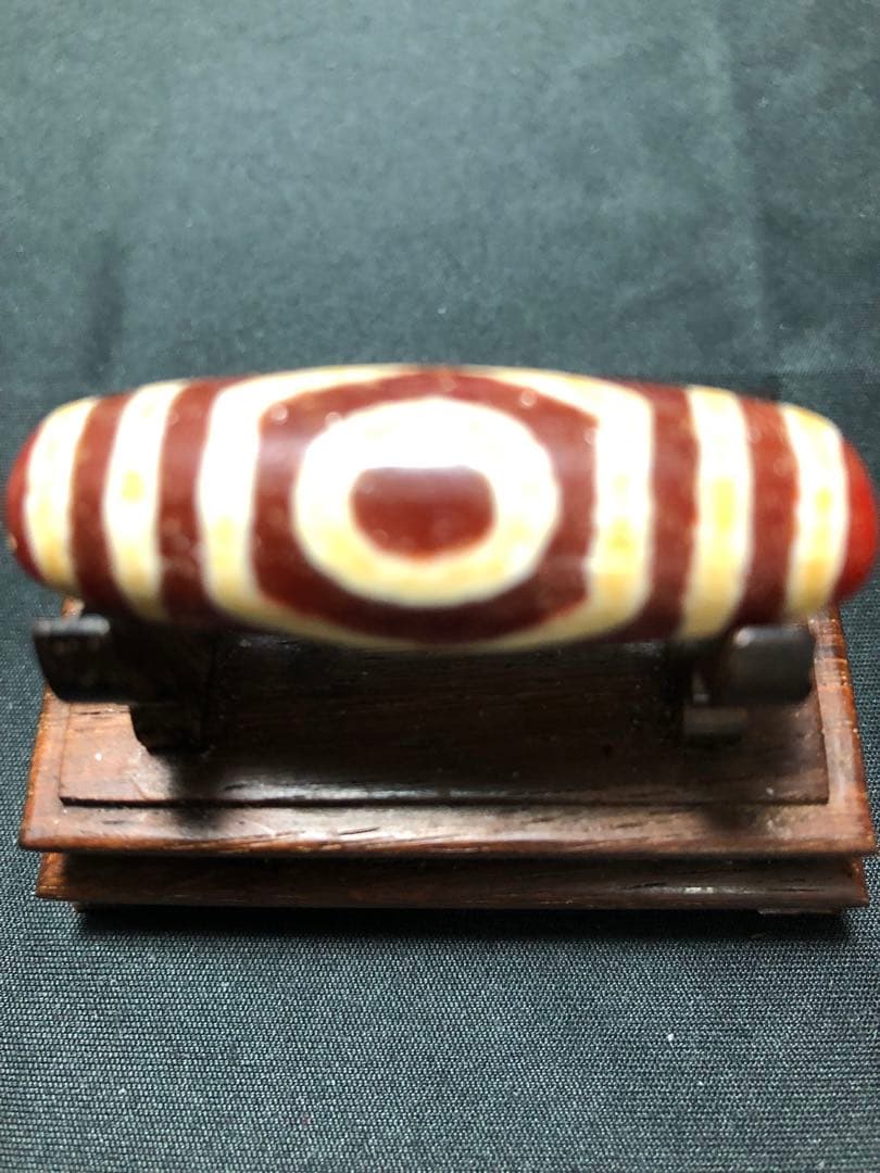 あんこ、秘蔵紅天珠‼️西蔵老礦古代伝承紅三眼天珠