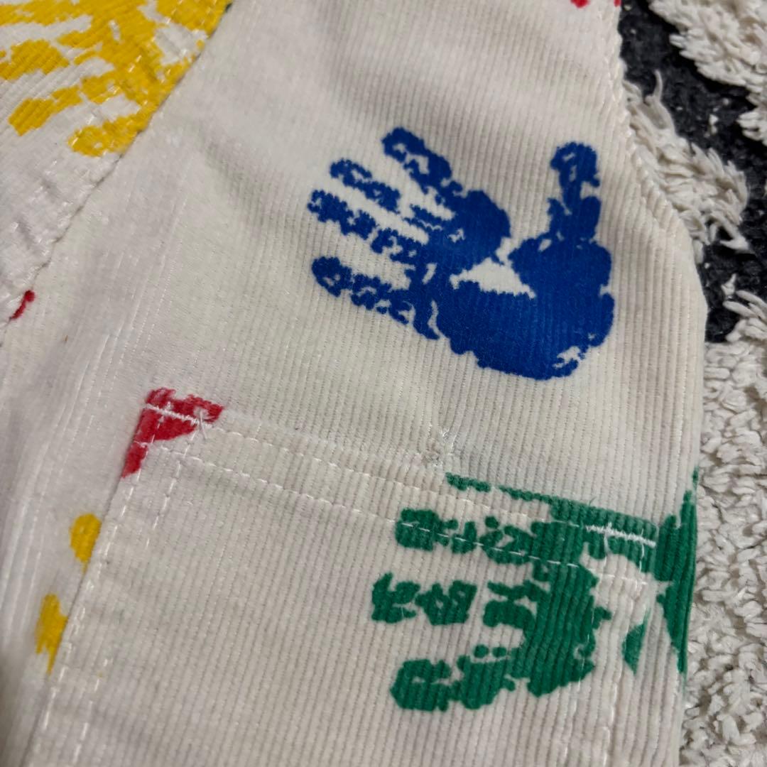 OSHKOSH オシュコシュ　オーバーオール　手形柄USA