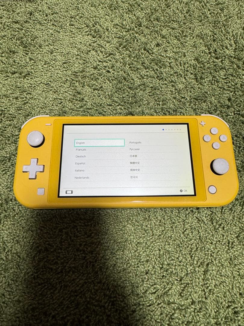 Nintendo Switch Lite イエロー美品 外箱・ケース・カバーあり