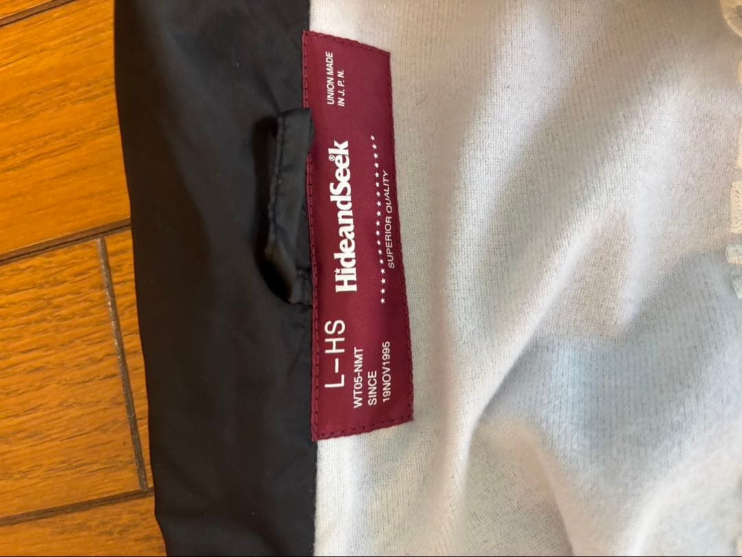 HIDE AND SEEK ハイドアンドシーク　コーチジャケット L