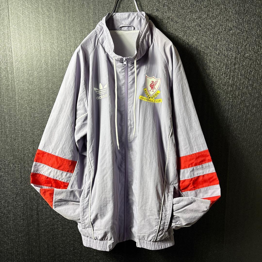 【★リヴァプールFC】 adidas 古着 メンズ アウター ナイロンジャケット