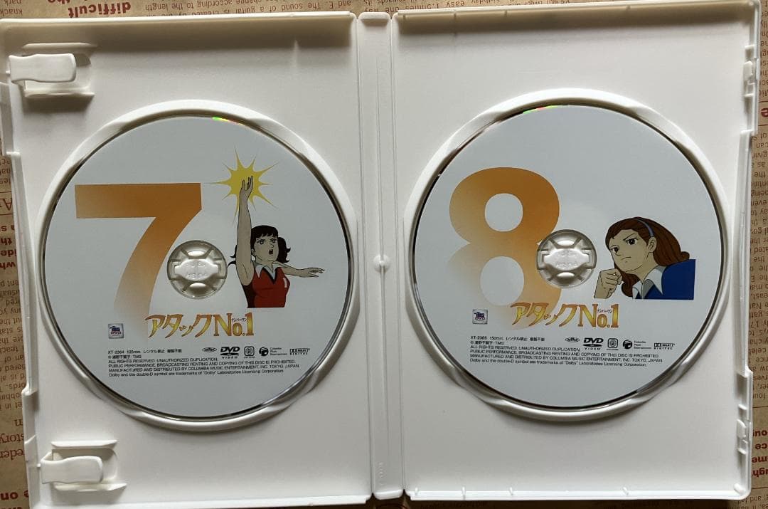 アタックNo.1 DVD-BOX 全18巻セット