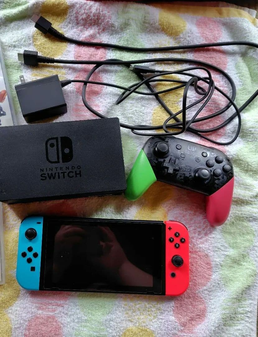 Nintendo Switch 本体 ゲーム1本　純正コントローラー付き