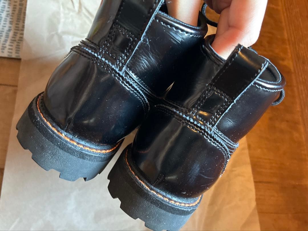 オニツカタイガー メキシコリンカン ブーツ 24.5 未使用紐付き