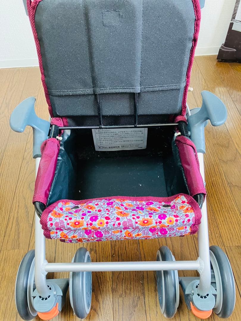 【美品】幸和製作所 カゴノアM シルバーカー ミドルタイプ レッド SLM05