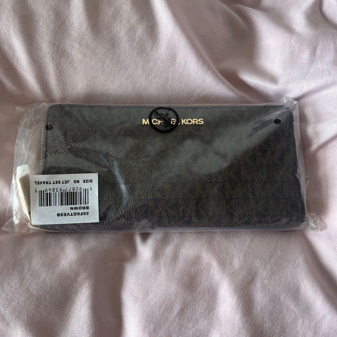 S*)様 【限定セール】マイケルコース MICHAELKORS 長財布 ブラウン