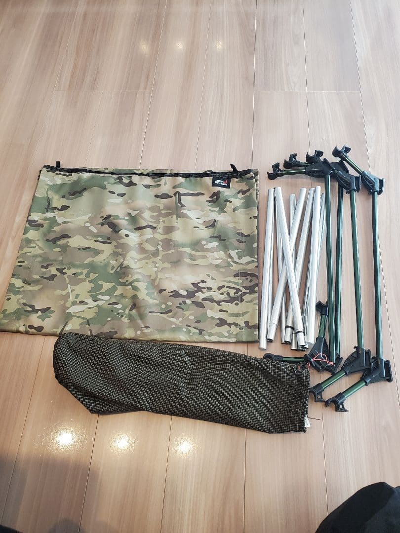 ワンティグリス スーパーシェルター ポール4本・コット セット