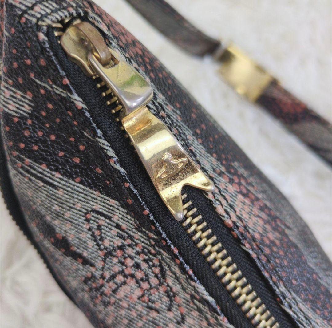 美品✨ヴィヴィアンウエストウッド ボディバッグ 総柄 ゴールド オーブ 2way
