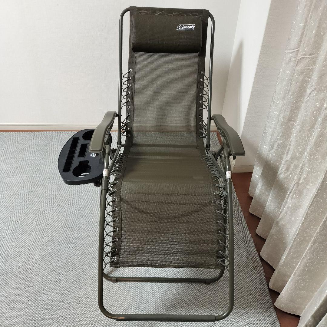 Coleman コールマン インフィニティチェア オリーブ ドリンクホルダー付
