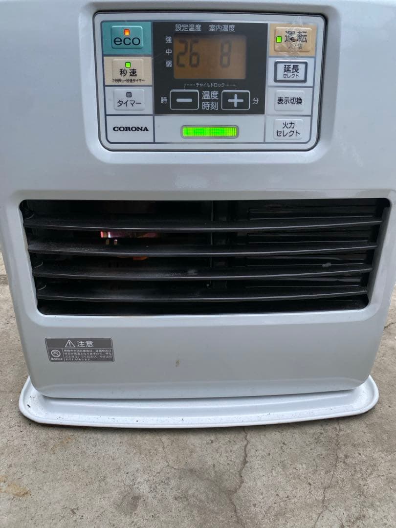 作動確認済み　コロナ石油ファンヒーター FH-ST3618E6 (2018年製)
