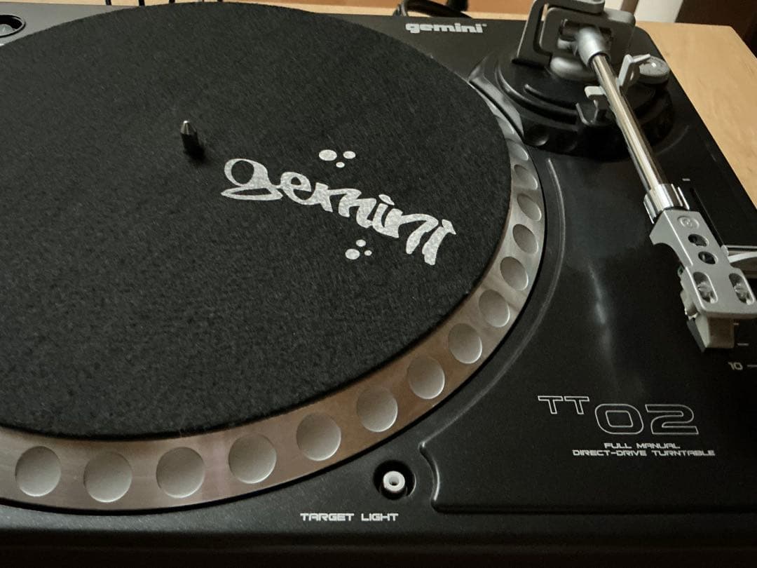 Gemini TT-02 ターンテーブル ブラック